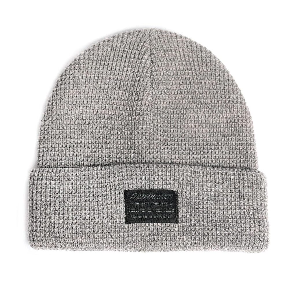 3092 Waffle Beanie Silver, One Size